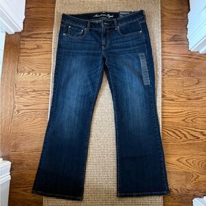 American Eagle Outfitters Dark Indigo Flare Jeans